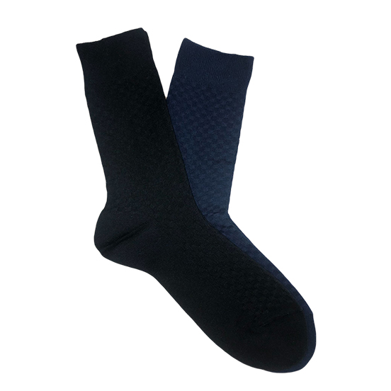 MEN'S SOCKET SOCKS WITH WICKER PATTERN