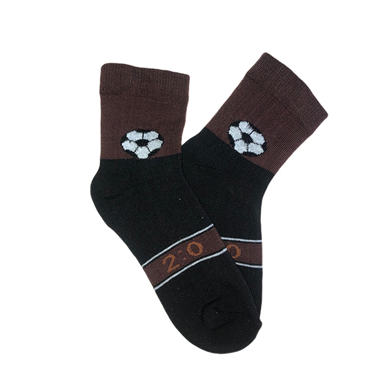 BOYS SOCKS WITH FOOTBALL PATTERN