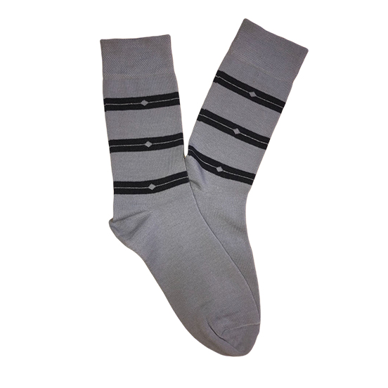 MEN'S SOCKET SOCKS WITH RIBBON PATTERN